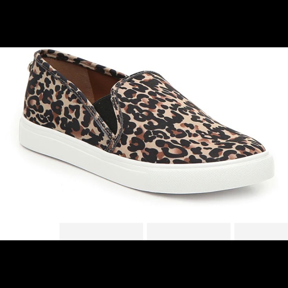 Steve Madden cheetah print slip-on sneakers